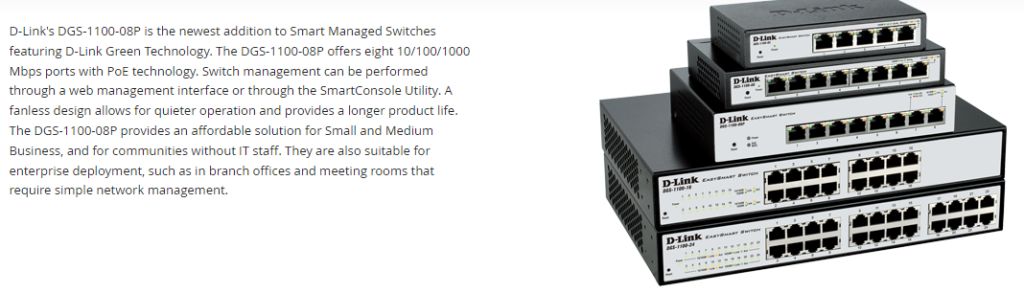 8-Port Gigabit Smart Managed PoE Switch