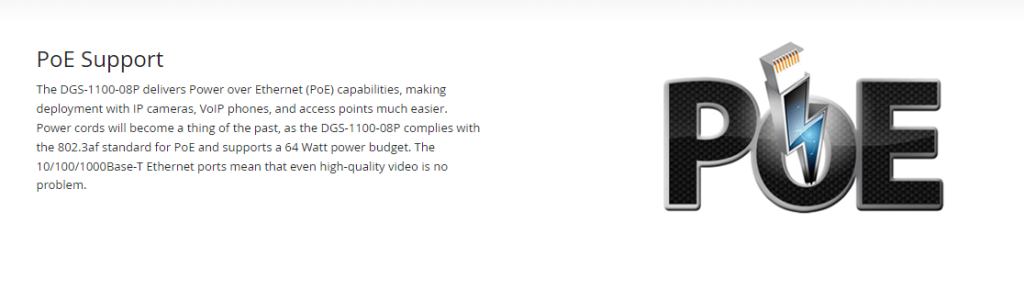 8-Port Gigabit Smart Managed PoE Switch POE Support