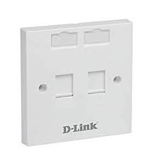NFP-0WHI21 Dual Faceplate withShutter & ID Plate - White
