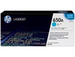 HP 650A Cyan LaserJet Toner Cartridge