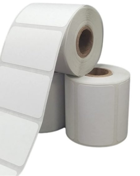Thermal Labels 2 across 1″ x1″ (27mm x27mm) 5000 labels per roll