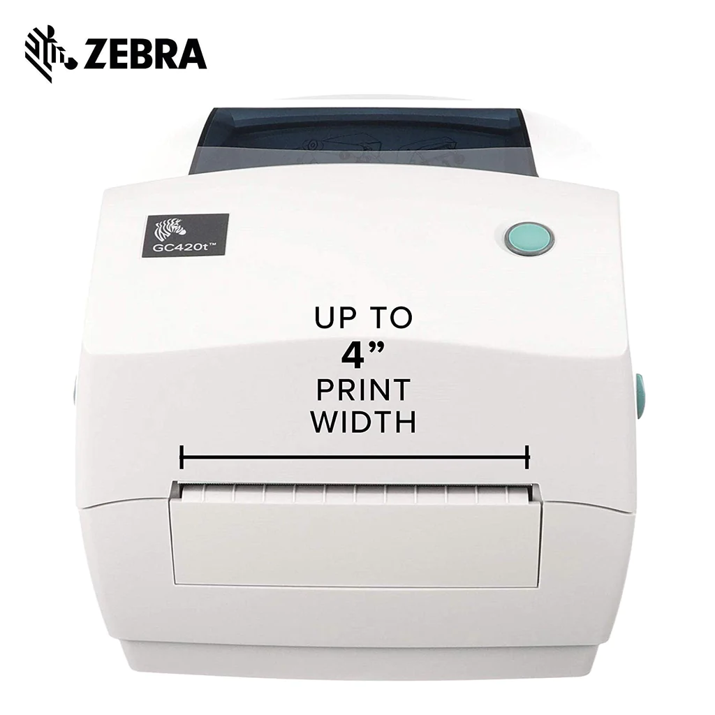 Zebra - GC420-100520-000 Thermal Transfer Desktop Printer for Labels, Receipts, Barcodes, Tags, and Wrist Bands in Kenya