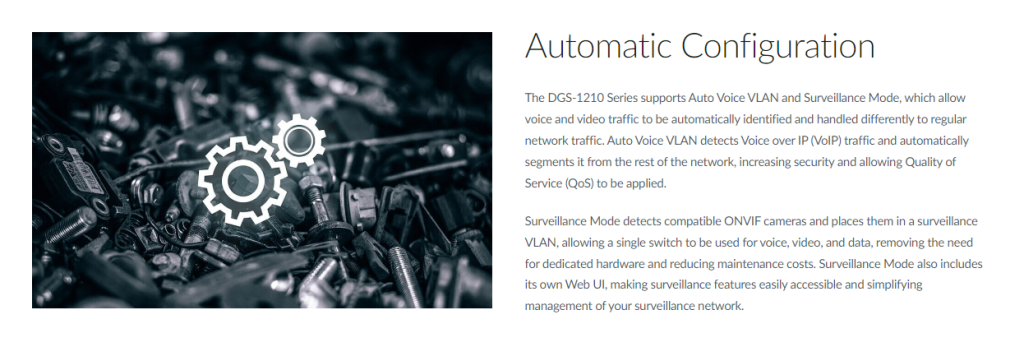 10-Port Gigabit Smart Managed PoE Switch autmatic configuration
