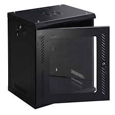 12U - 650x600x450 Wall mounting Networking Cabinet - 1 fan