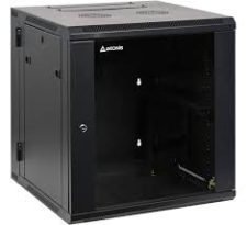 12U - 650x600x600 Wall mounting Networking Cabinet - 1 fan