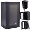 18U - 900x600x600 Wall mounting Networking Cabinet - 2 fans