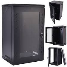 18U - 900x600x600 Wall mounting Networking Cabinet - 2 fans