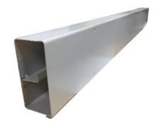 2-compartment 200 x 50 x 2440 (8x2x96) Cable Trunking