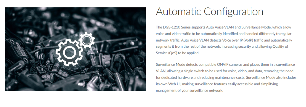 28-Port Gigabit Smart Managed PoE Switch automatic configuration