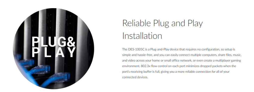 5-Port 10 100 Mbps Unmanaged Switch
