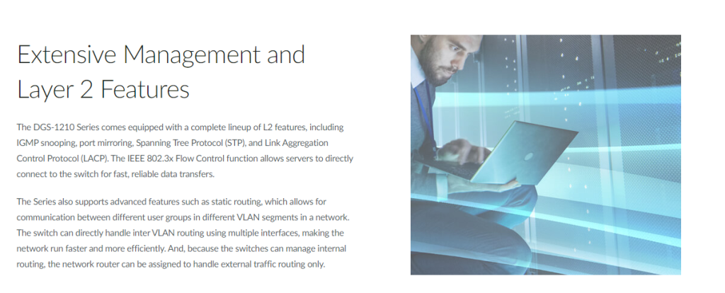 52-Port Gigabit Smart Managed Switch extensive management and layer 2 features