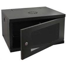 6U - 370x600x450 Wall mounting Networking Cabinet - 1 fan