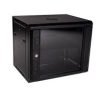 9U - 500x600x450 Wall mounting Networking Cabinet - 1 fan