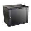 9U - 500x600x600 Wall mounting Networking Cabinet - 1 fan