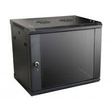 9U - 500x600x600 Wall mounting Networking Cabinet - 1 fan