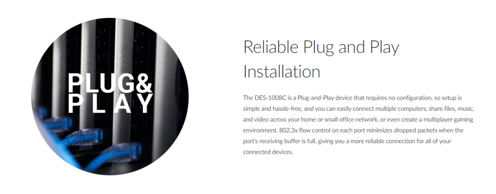 8-Port 10 100 Mbps Unmanaged Switch