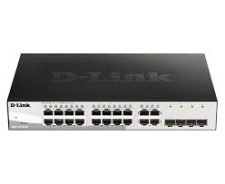 DGS-1210-20 – 20 port 10 100 1000Base-T ports + 4 Gigabit Smart Managed Switch Non-POE