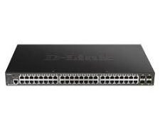 DGS-1250-52XMP - D-Link 52-Port 48 x 10 100 1000BASE-T PoE ports 4 x 10G SFP+ ports