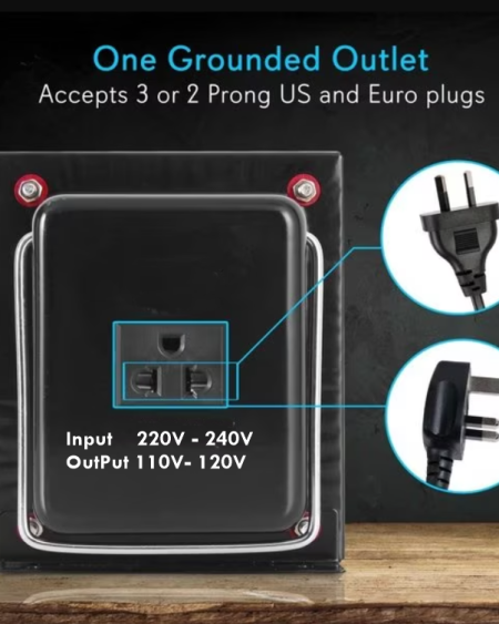 500watts Step-Down transformer 220v/240V-110v/120V