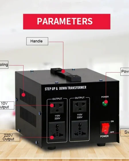 3000 Watts Step UP and Step-down Transformer