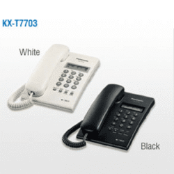 Alternative view of Panasonic KX-TS7703X Phone .Landline Analog Phone