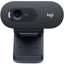 Logitech C505 Webcam - 720p HD External USB Camera for Desktop or Laptop with Long-Range Microphone