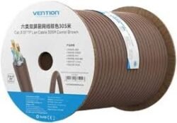Vention 305m Cat 6 SFTP Ethernet LAN Cable - Camel Brown