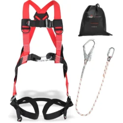 Full Body Harness Kit Red