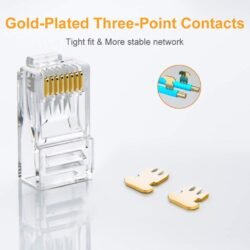 Cat6 RJ 45 Plastic Connectors